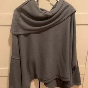 Free people cowl neck sweatshirt